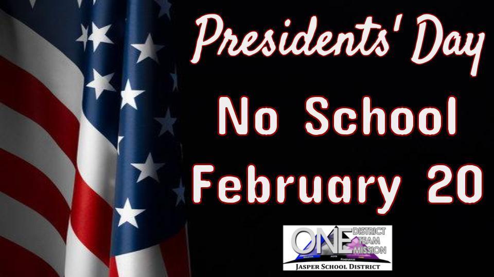 No School Presidents' Day
