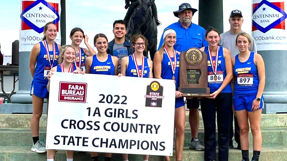 2022 1 A Girls Cross Country State Champions | Kingston School