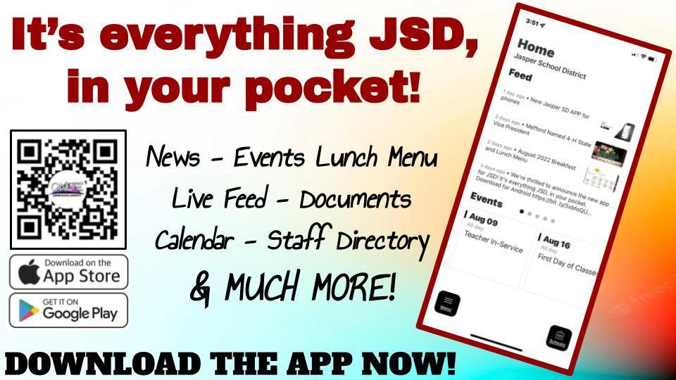 Jasper School District Mobile App