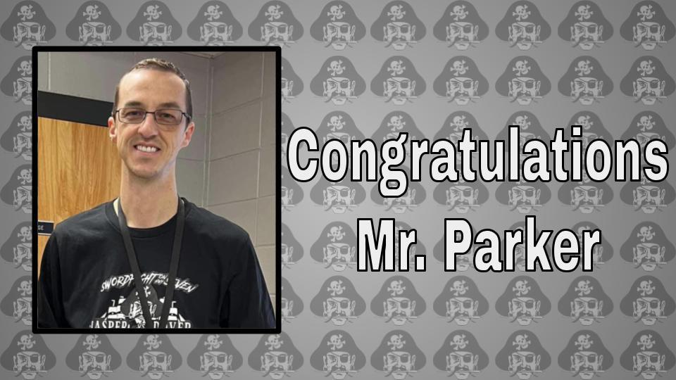 Congratulations Mr. Parker