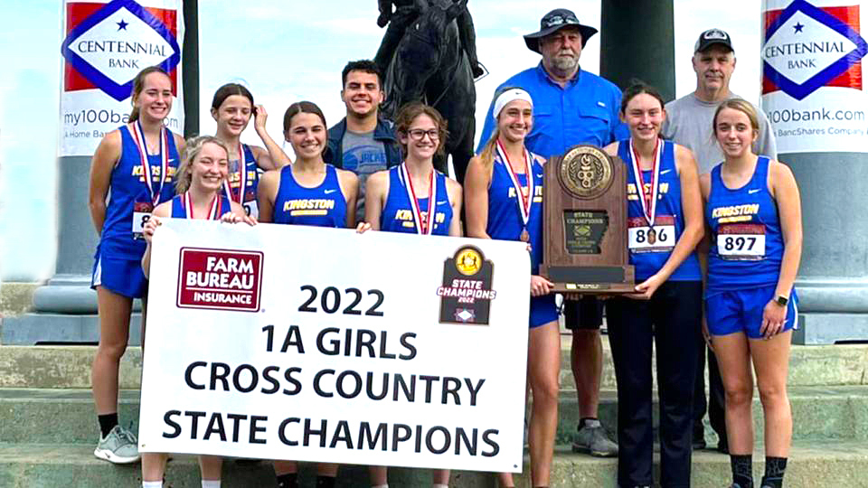 2022 1 A Girls Cross Country State Champions